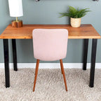 PIPE DECOR Matte Black Steel Modern Living Room Table Legs Set of 4