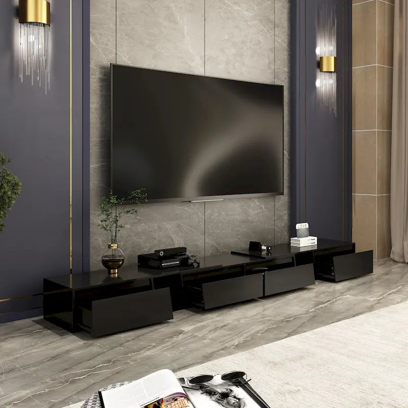 TV-taso Moderni jatkettava TV-taso, enintään 120" televisioille