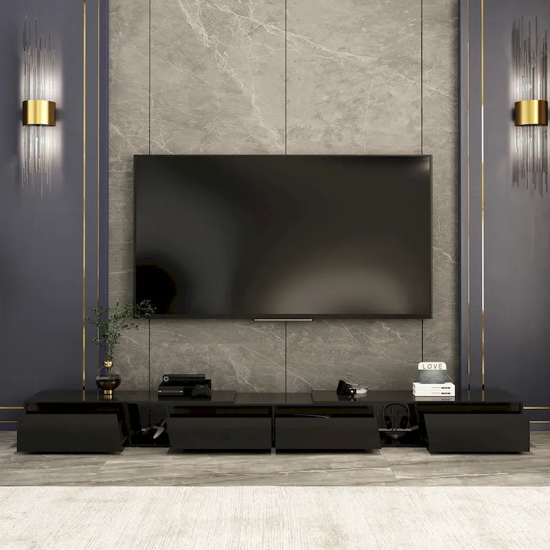 TV-taso Moderni jatkettava TV-taso, enintään 120" televisioille