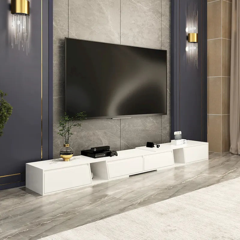 TV-taso Moderni jatkettava TV-taso, enintään 120" televisioille