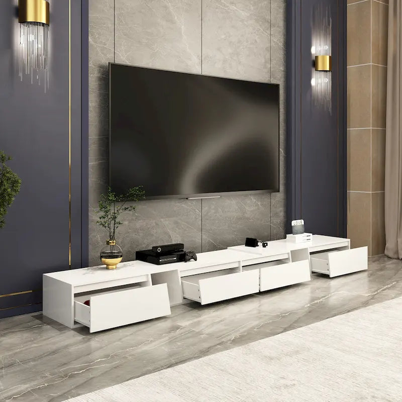 TV-taso Moderni jatkettava TV-taso, enintään 120" televisioille