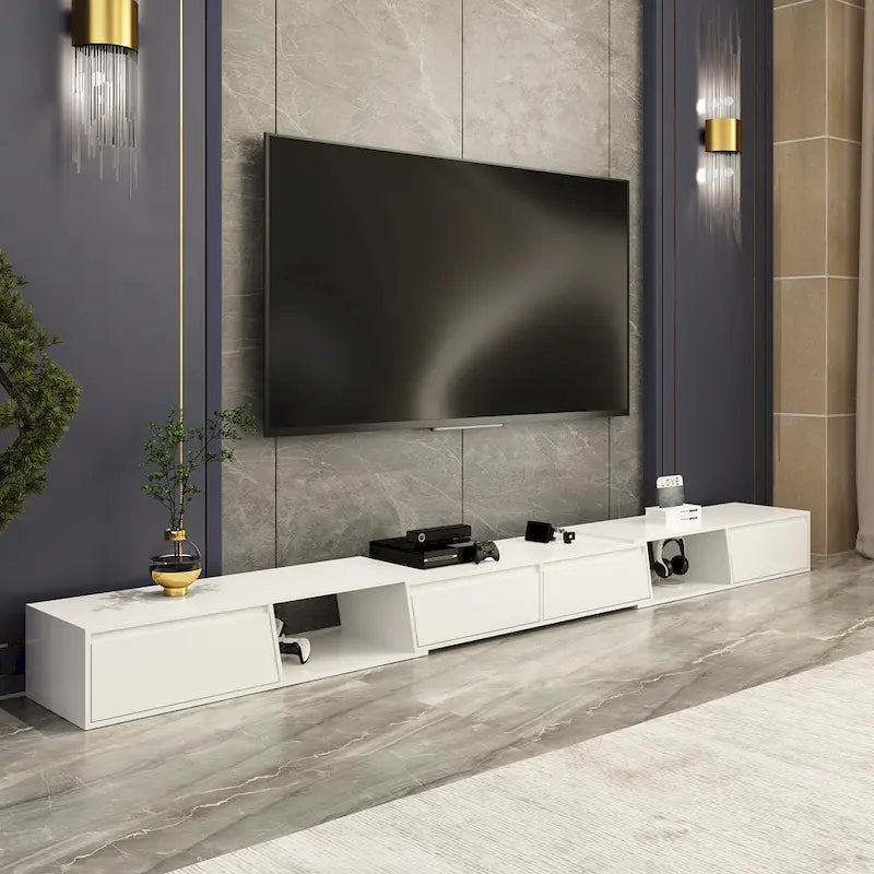 TV-taso Moderni jatkettava TV-taso, enintään 120" televisioille