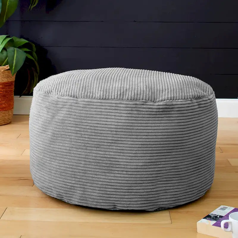 Sorra Home pyöreä suuri pörröinen sametti-rahijakkara sisäkäyttöön