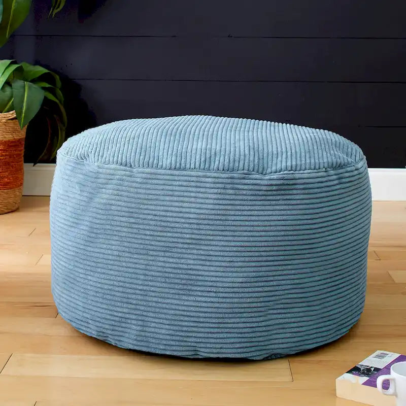 Sorra Home pyöreä suuri pörröinen sametti-rahijakkara sisäkäyttöön