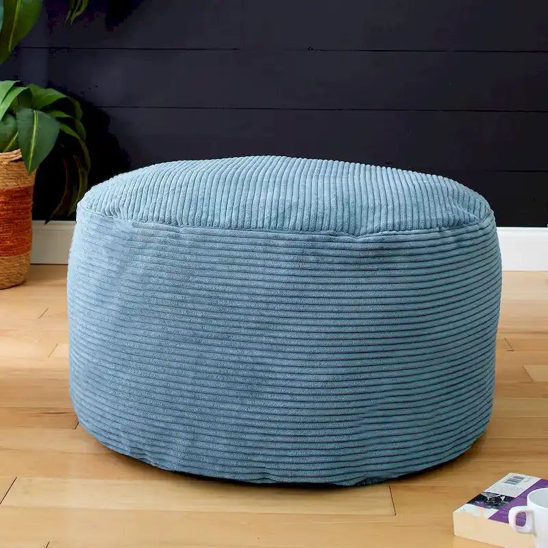 Sorra Home pyöreä suuri pörröinen sametti-rahijakkara sisäkäyttöön