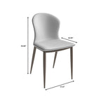 Moderni verhoiltu kangasruokailutuoli metallijaloilla, mosaiikkityylinen keittiötuoli
