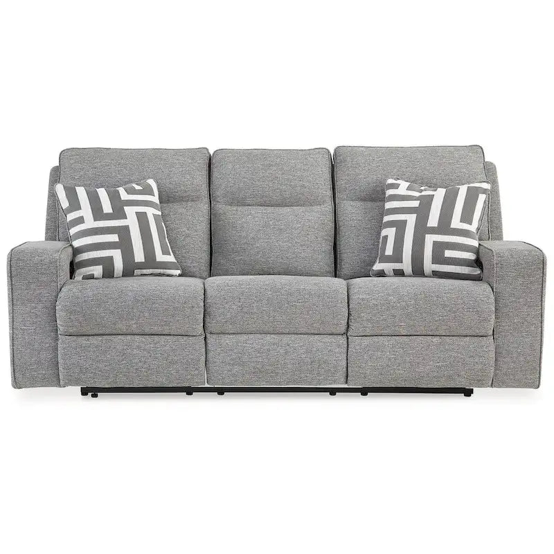 Sähkökäyttöinen leposohva, lyijynharmaa, 88W x 43D x 42H tuumaa, olohuoneen leposohva