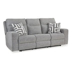 Sähkökäyttöinen leposohva, lyijynharmaa, 88W x 43D x 42H tuumaa, olohuoneen leposohva