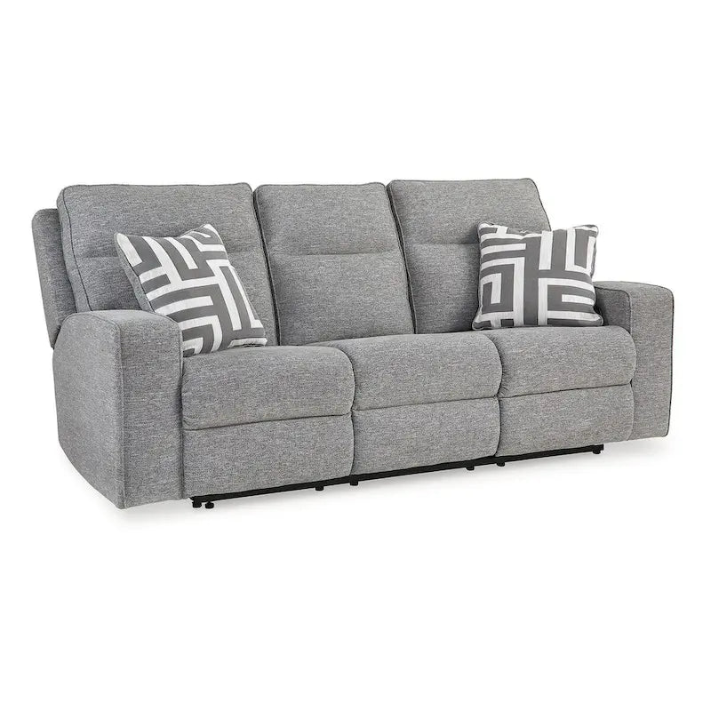 Sähkökäyttöinen leposohva, lyijynharmaa, 88W x 43D x 42H tuumaa, olohuoneen leposohva