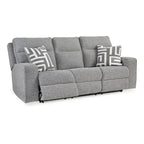Sähkökäyttöinen leposohva, lyijynharmaa, 88W x 43D x 42H tuumaa, olohuoneen leposohva