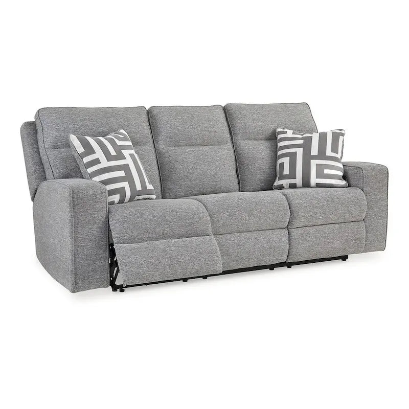 Sähkökäyttöinen leposohva, lyijynharmaa, 88W x 43D x 42H tuumaa, olohuoneen leposohva